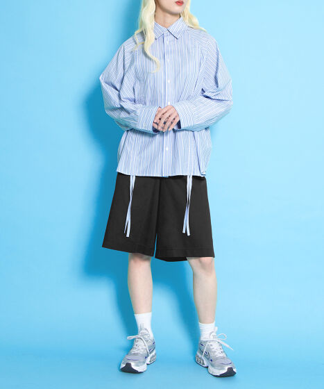 ドロストストライプシャツ[商品：PN25SS-014] - PUNYUS Online