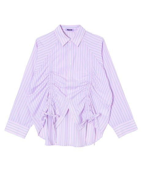 ドロストストライプシャツ[商品：PN25SS-014] - PUNYUS Online Store