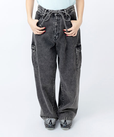 カーゴデニムパンツ[商品：PN25SS-019] - PUNYUS Online Store / 公式通販
