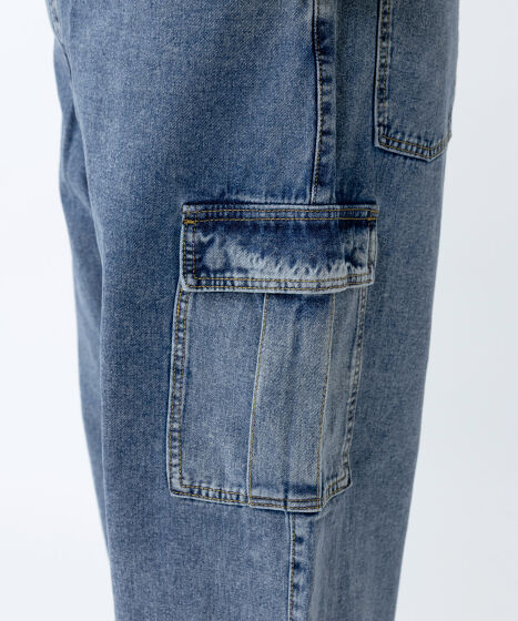 カーゴデニムパンツ[商品：PN25SS-019] - PUNYUS Online Store / 公式通販