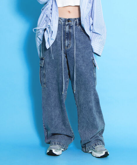 プニュズ　カーゴスエットパンツ 　男女兼用　未使用未開封 ジャージカーゴパンツ（カーゴパンツ）｜PUNYUS（プニュズ）の
