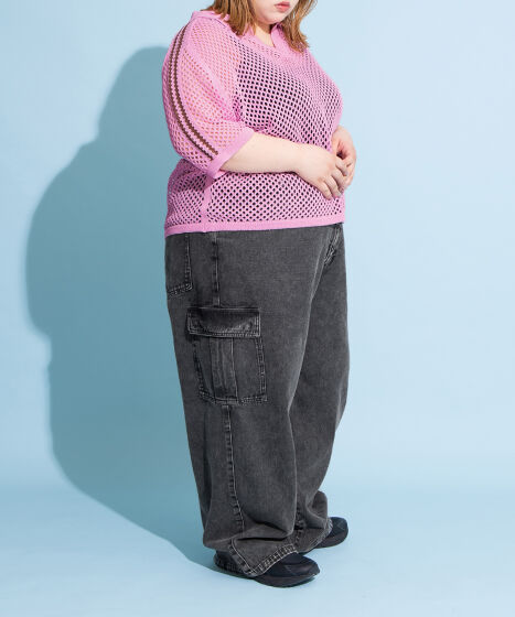 カーゴデニムパンツ[商品：PN25SS-019] - PUNYUS Online Store
