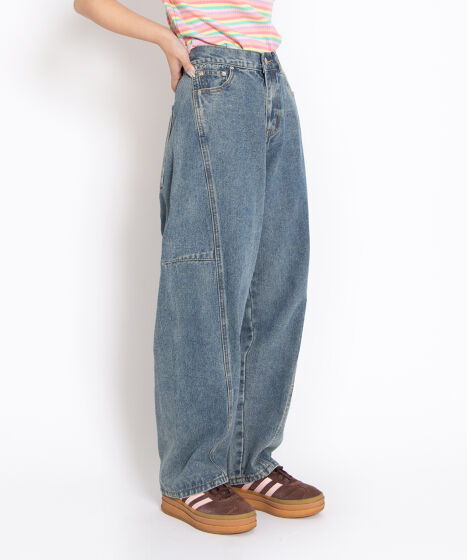 PUNYUS プニュズ バレルデニムパンツ 新品未使用 タグ付き サイズ4 バレルデニムパンツ PUNYUS - メルカリ