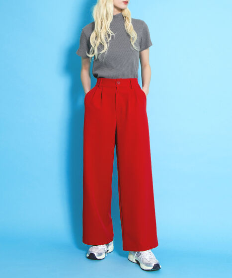 ふじっこ様2 2タックカラーパンツ[商品：PN25SS-021] - PUNYUS Online Store
