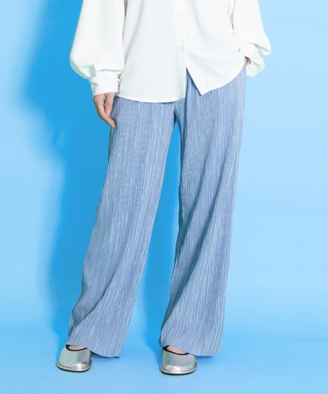 セルフカットプリーツパンツ[商品：PN25SS-022] - PUNYUS Online Store