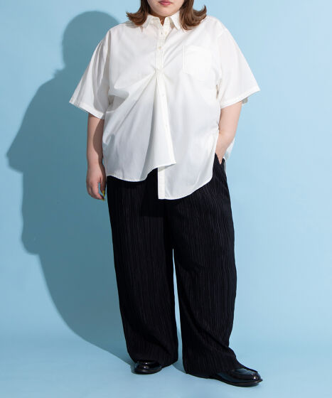 ぱんてつ セルフカットプリーツパンツ[商品：PN25SS-022] - PUNYUS Online Store