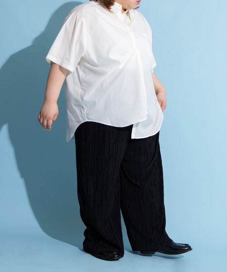 セルフカットプリーツパンツ[商品：PN25SS-022] - PUNYUS Online Store