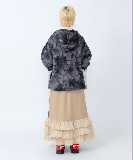 フリルティアードジャージロングスカート[商品：PN25SS-024] - PUNYUS