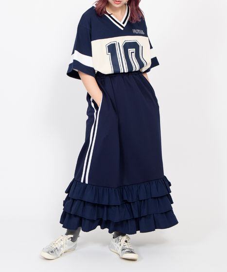 andrea & co. フリルティアードプリーツスカート【1週間限定価格】 まとめ買い対象】ティアードフリルスカート – レディースファッション