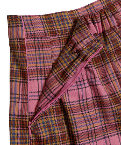 チェックプリーツミニスカート[商品：PN25SS-025] - PUNYUS