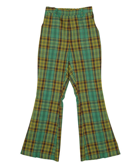 センタープレスチェックフレアパンツ[商品：PN25SS-028