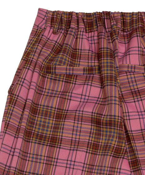 センタープレスチェックフレアパンツ[商品：PN25SS-028