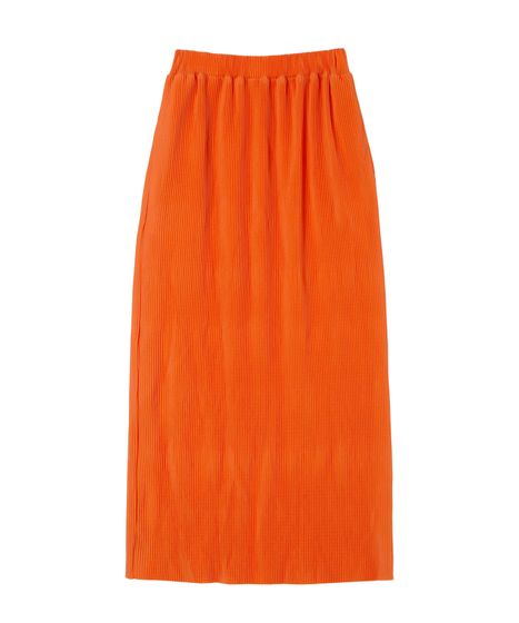 セルフカットプリーツロングスカート[商品：PN25SS-031] - PUNYUS