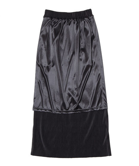セルフカットプリーツロングスカート[商品：PN25SS-031] - PUNYUS