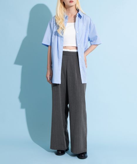 半袖カラーシャツ[商品：PN25SS-036] - PUNYUS Online Store / 公式通販
