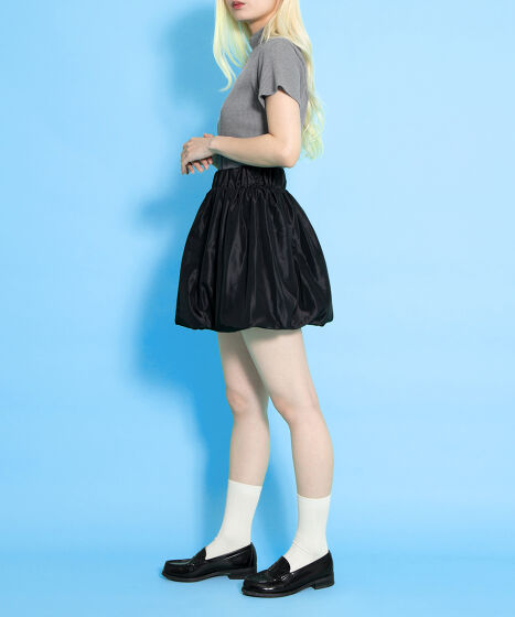ミニスカート [FUNGUS] dottoy ballon skirt バルーンミニスカート[商品：PN25SS-040] - PUNYUS Online Store