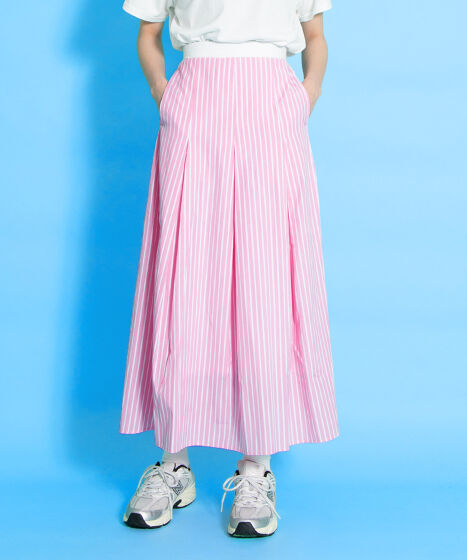 ダブルウエストストライプスカート[商品：PN25SS-041] - PUNYUS Online