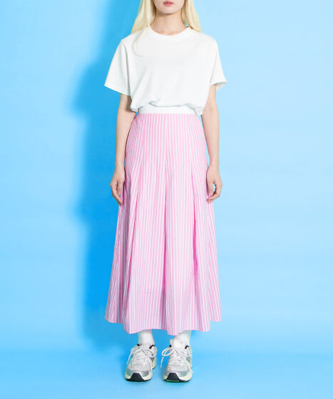 ダブルウエストストライプスカート[商品：PN25SS-041] - PUNYUS Online