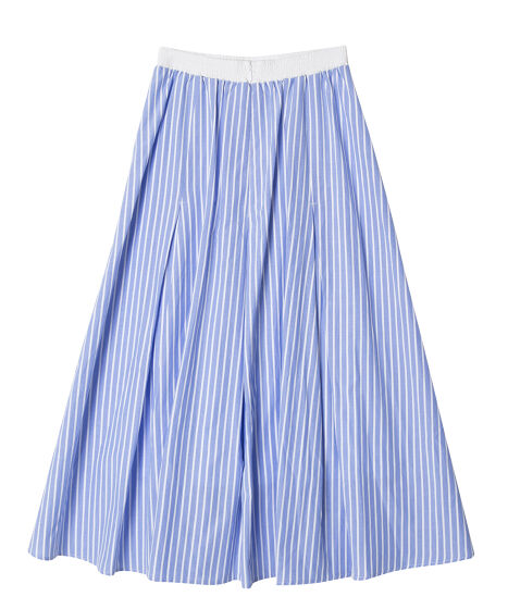 ダブルウエストストライプスカート[商品：PN25SS-041] - PUNYUS