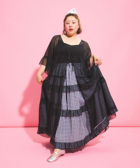 2WAYシアーワンピース[商品：PN25SS-042] - PUNYUS Online Store