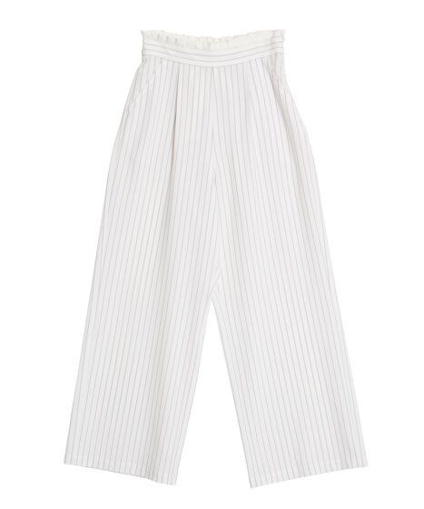 ダブルウエストストライプパンツ[商品：PN25SS-043] - PUNYUS Online