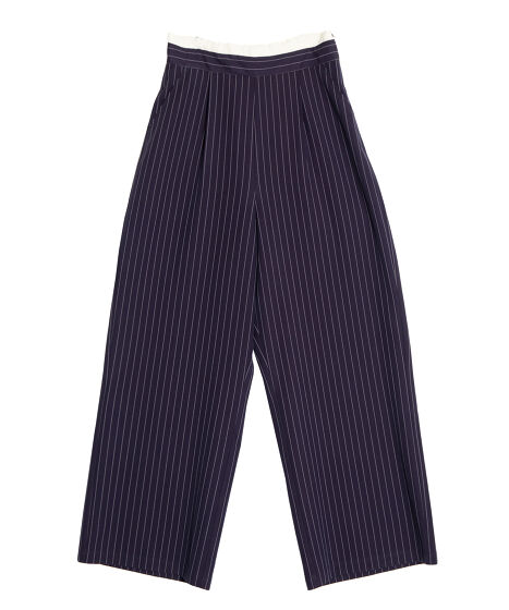 ダブルウエストストライプパンツ[商品：PN25SS-043] - PUNYUS Online