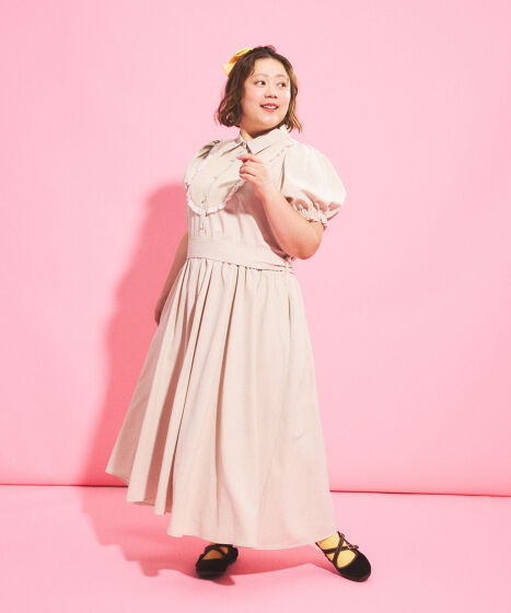 パフスリーブワンピース[商品：PN25SS-044] - PUNYUS Online Store