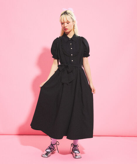 パフスリーブワンピース[商品：PN25SS-044] - PUNYUS Online Store