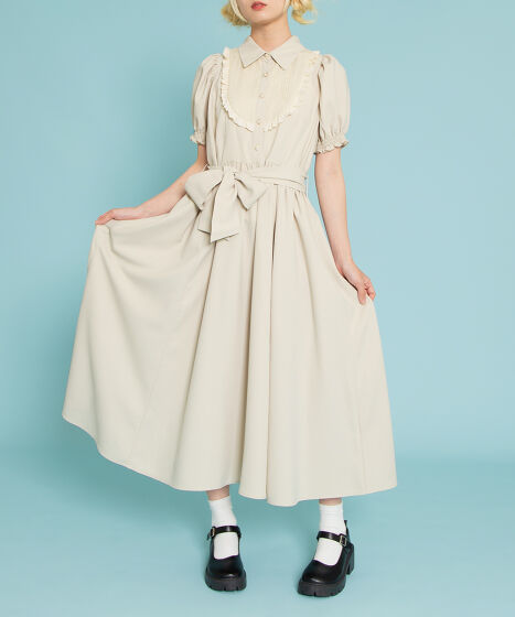 パフスリーブワンピース[商品：PN25SS-044] - PUNYUS Online