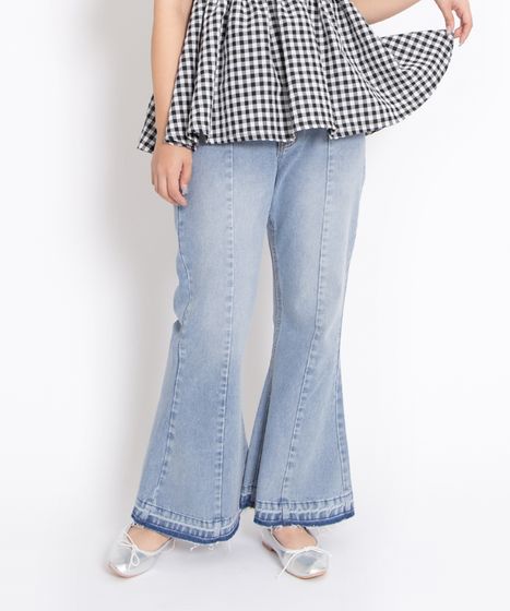 カットオフデニムフレアパンツ[商品：PN25SS-045] - PUNYUS Online
