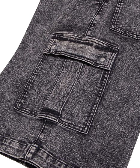 PUNYUS プニュズ デニムカーゴハーフパンツ デニムカーゴハーフパンツ[商品：PN25SS-048] - PUNYUS Online