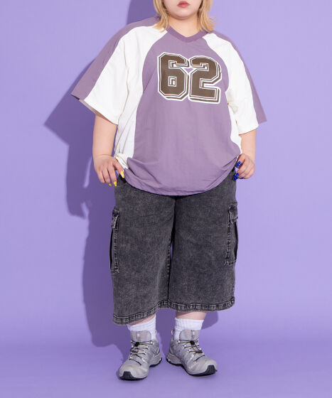 デニムカーゴハーフパンツ[商品：PN25SS-048] - PUNYUS Online Store