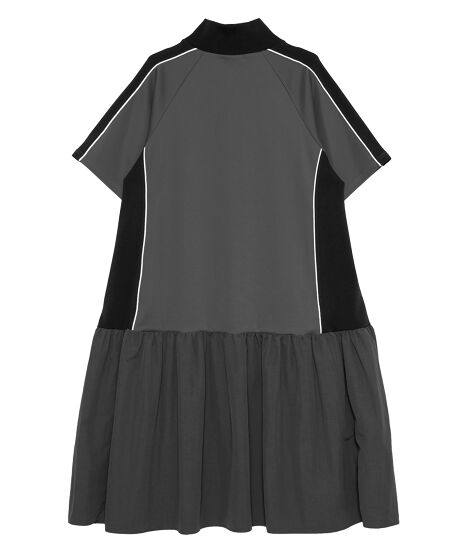 配色切り替えジャージワンピース[商品：PN25SS-049] - PUNYUS Online