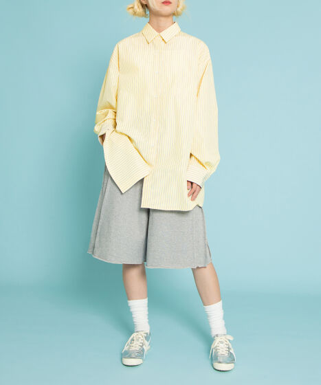 カットオフハーフスウェットパンツ[商品：PN25SS-054] - PUNYUS Online