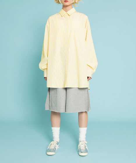 カットオフハーフスウェットパンツ[商品：PN25SS-054] - PUNYUS Online