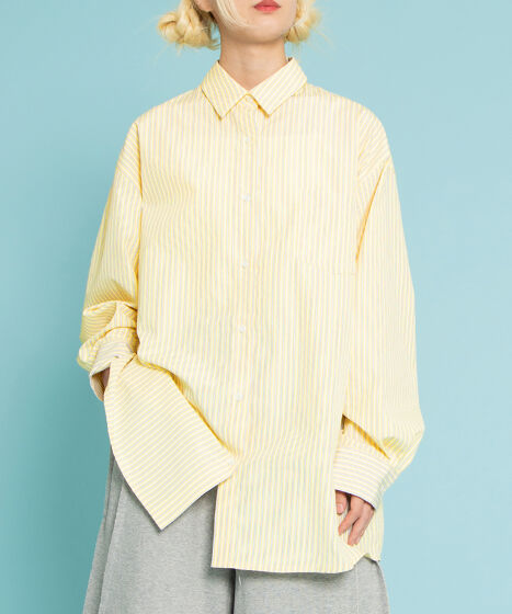 キャンディストライプシャツ[商品：PN25SS-056] - PUNYUS Online Store