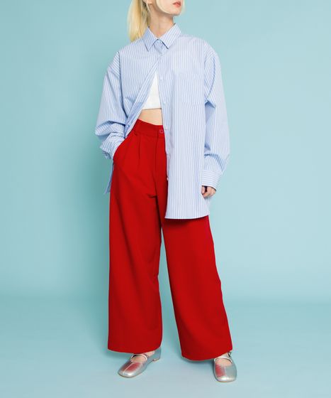 キャンディストライプシャツ[商品：PN25SS-056] - PUNYUS Online Store