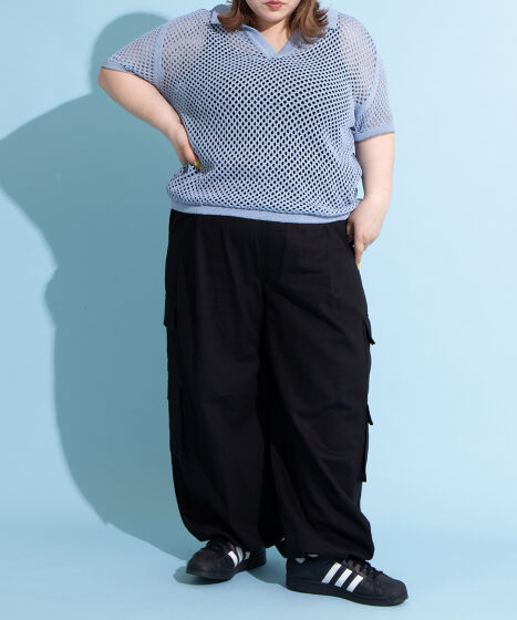 2ラインメッシュトップス[商品：PN25SS-060] - PUNYUS Online