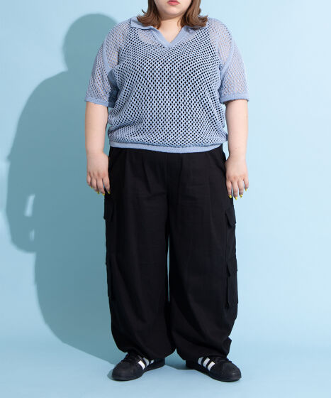 2ラインメッシュトップス[商品：PN25SS-060] - PUNYUS Online Store