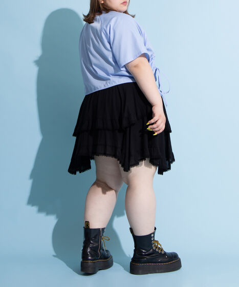 アシンメトリーミニスカート[商品：PN25SS-062] - PUNYUS Online