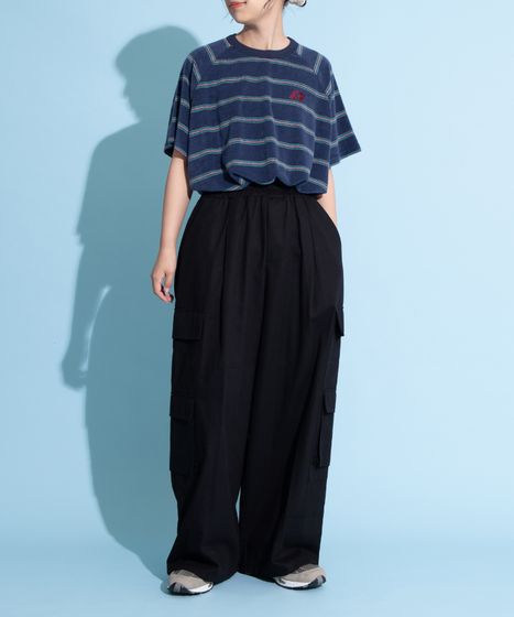 ボーダーパイルビッグTシャツ[商品：PN25SS-063] - PUNYUS Online