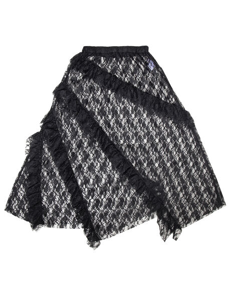レースレイヤードスカート[商品：PN25SS-064] - PUNYUS Online Store
