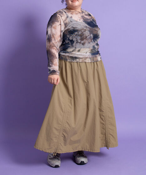 ドロストフレアスカート[商品：PN25SS-065] - PUNYUS Online Store