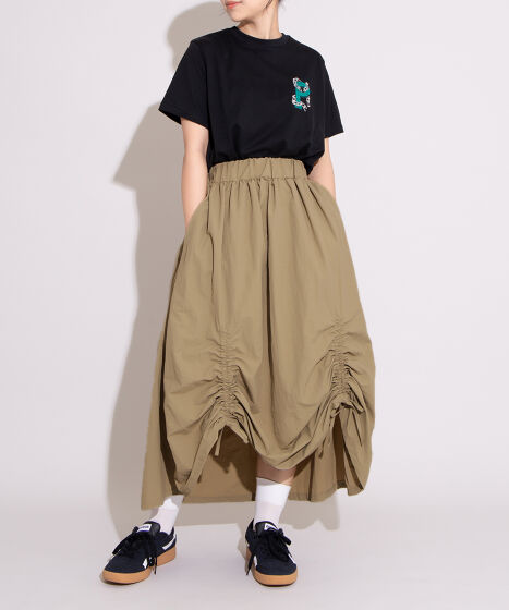 ドロストフレアスカート[商品：PN25SS-065] - PUNYUS Online Store