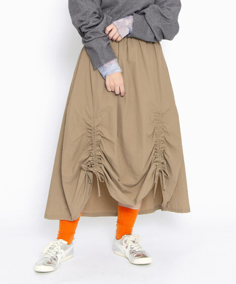 ドロストフレアスカート[商品：PN25SS-065] - PUNYUS Online Store