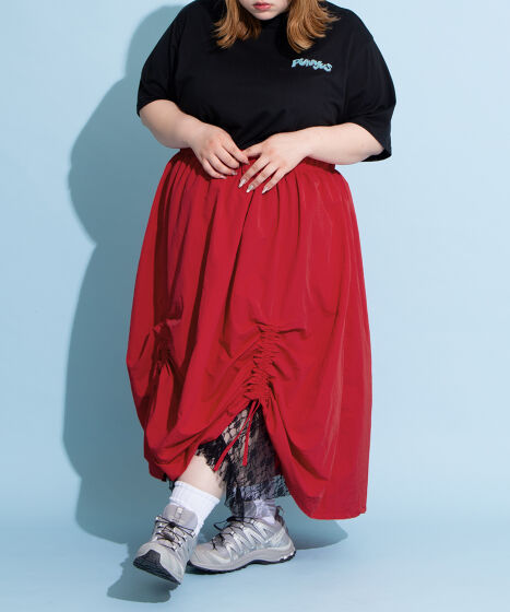 ドロストフレアスカート[商品：PN25SS-065] - PUNYUS Online Store