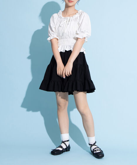 2WAYオフショルダーブラウス[商品：PN25SS-066] - PUNYUS Online Store