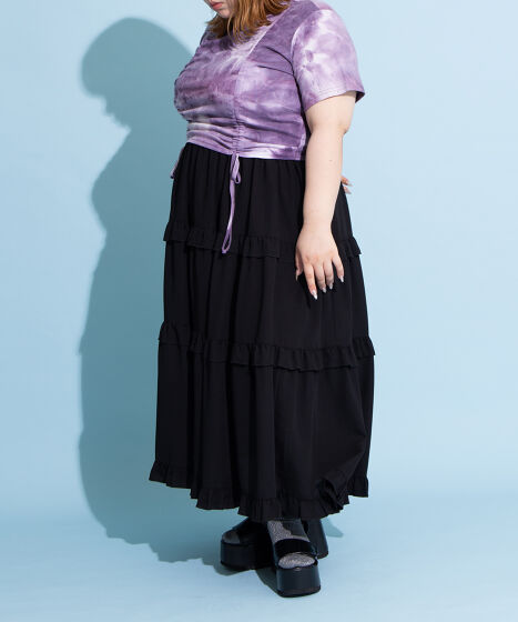 タイダイ柄ドロストトップス[商品：PN25SS-068] - PUNYUS Online Store