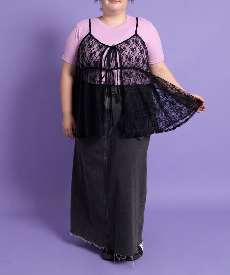 2WAYレースキャミチュニック[商品：PN25SS-069] - PUNYUS Online Store