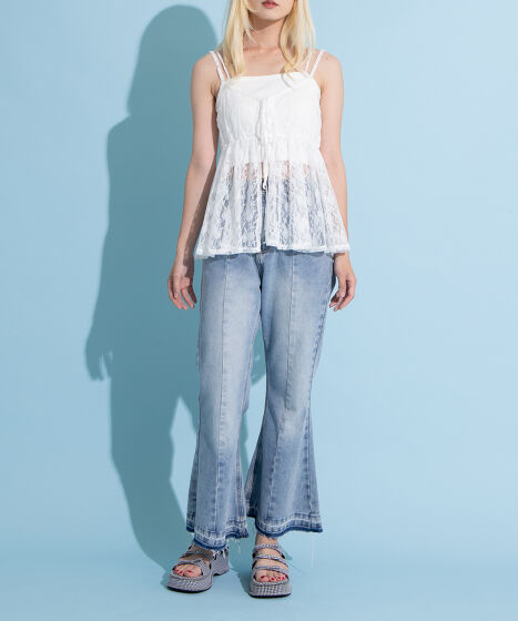 2WAYレースキャミチュニック[商品：PN25SS-069] - PUNYUS Online Store